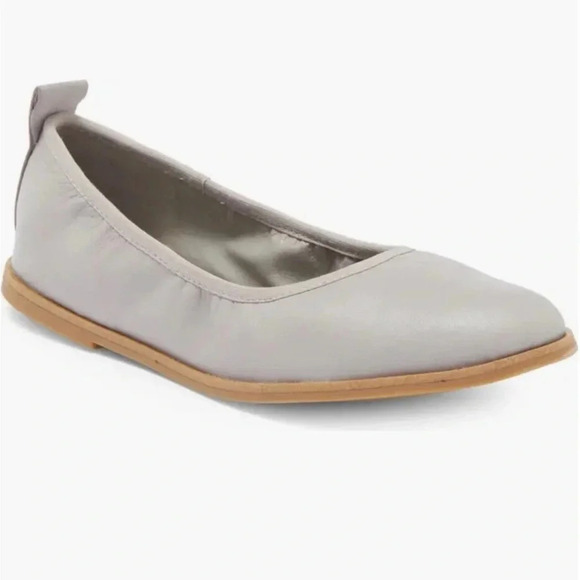 Eileen Fisher Shoes - Eileen Fisher Notion Ballet Flats Womens Grey Nappa Leather Size 5 1/2